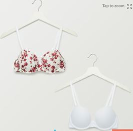 Floral Printed Pack of 2 Bras