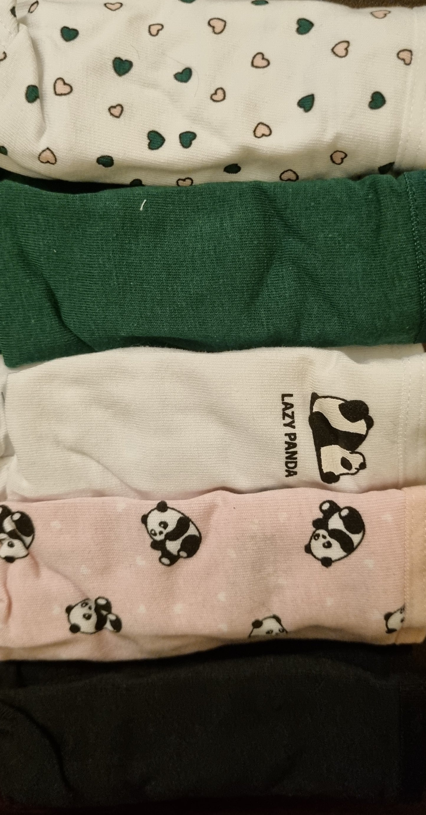Panda Boy Shorts - Pack of 5