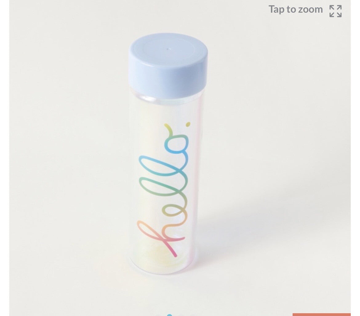 Slogan Print Double Walled Water Bottle - 500 ml