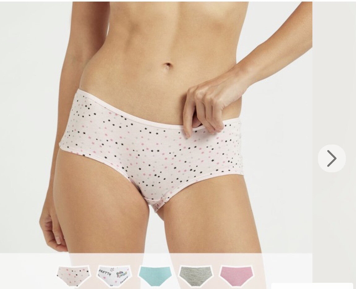 Girl Power Boy Shorts - Pack of 5
