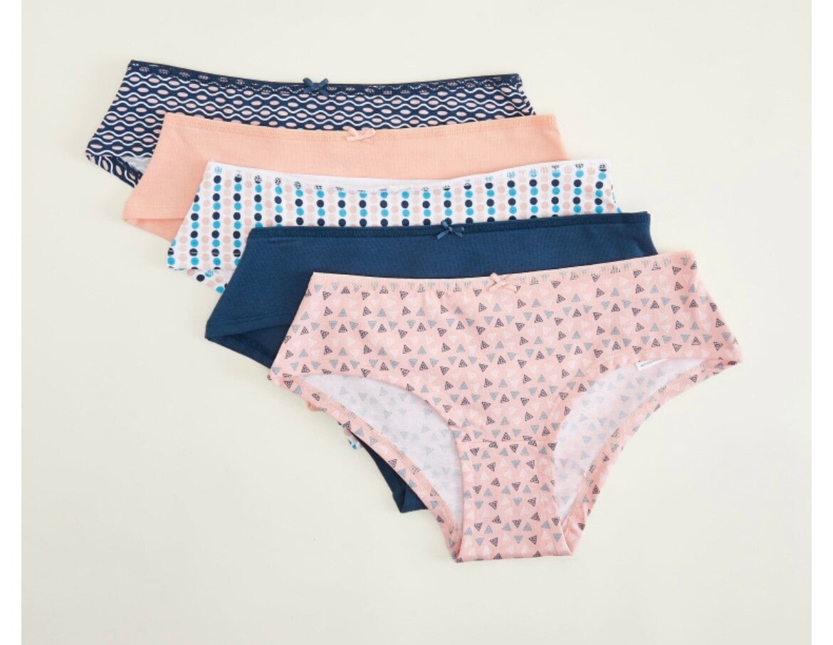 Geometric Print Briefs - Pack of 5