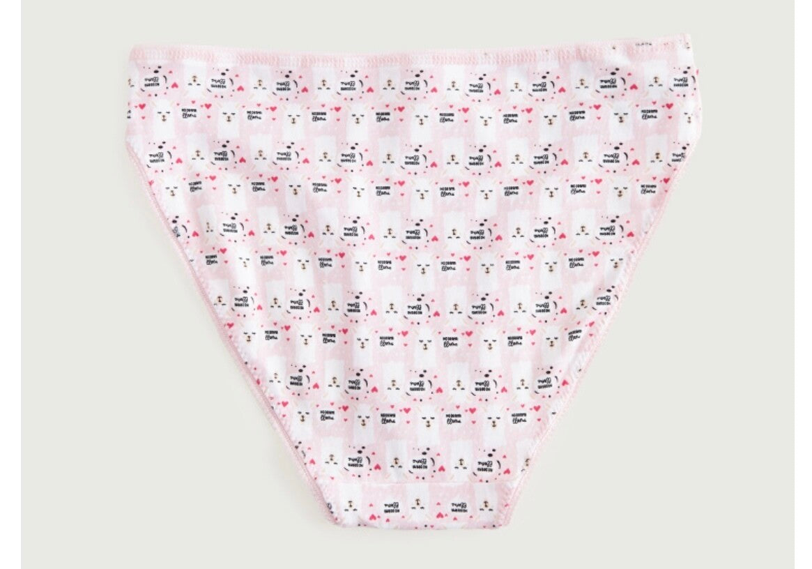 Bunny Print Bikini Briefs - Pack of 5