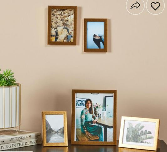 Set of 5 frames by Home centre UAE