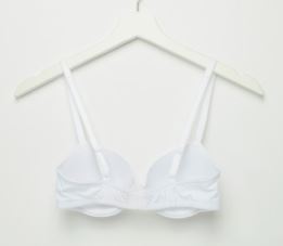 White slightly padded Bra