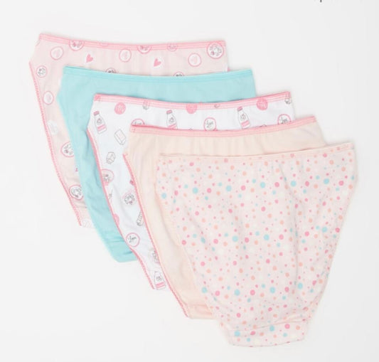 Marrie Print Bikini Briefs - Pack of 5