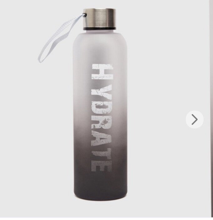 Text Print BPA Free Bottle in Black Colour - 750ml