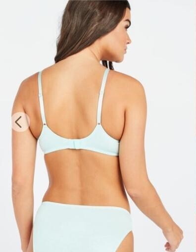 Rain Forest Solid Plunge Bra with Hook and Eye Closure - Pack of 2